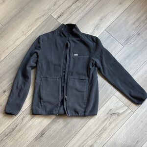 Figs charcoal Fleece Jacket XXS